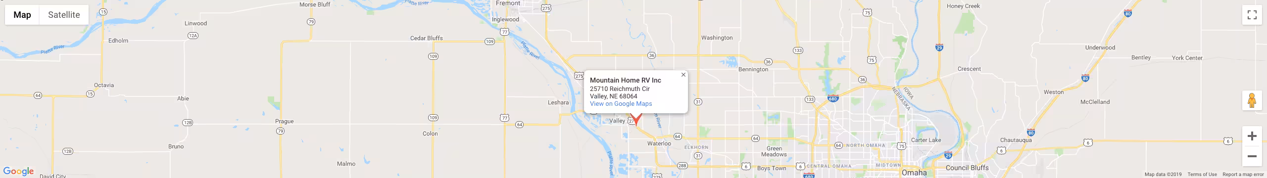 Map to Mountain Home RV